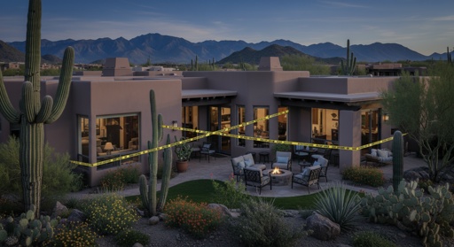 shutterstock_2736684299.jpg Desert home with outdoor seating and cacti in the foreground