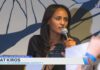 Socialist Shock Topples Party Veteran Melat Kiros speaks after ousting 15-term Rep. Diana DeGette in Colorado Congressional primary