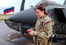 Russia’s Rocket With No Replacements Russian Air Force Young Female Pilot Ready to Fly MiG-31 Foxhound Fighter Jet