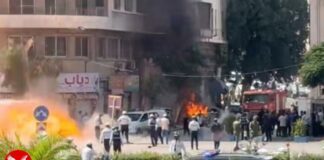 Bombs go off near hotel where Macron is staying in Damascus