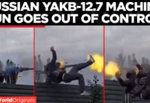 Helicopter Gun Goes Berserk On Truck WATCH: Russian Helicopter Gatling Gun Spins Out of Control During Air Defense Training Mishap!