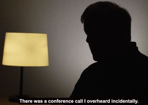 (DailyMail.com video snapshot of the anonymous whistleblower.)